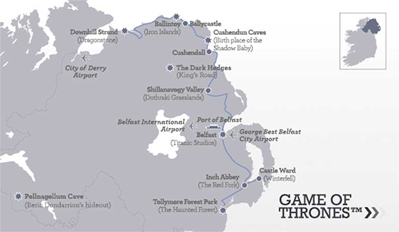 Game of Thrones Map