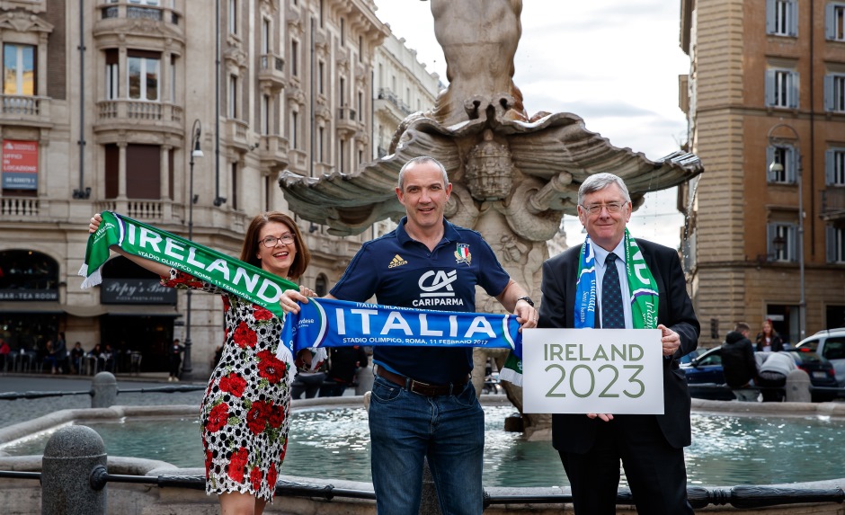 Score for tourism! Tourism Ireland captialises on Six Nations clash to boost tourism from Italy and to support 2023 Rugby World Cup bid