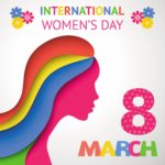 INTERNATIONAL WOMEN’S DAY 8 March vectors themes greetings Cards with messege words (7)