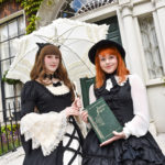 Josephine Thomas & Sarah Roe at the Bizarre Bloomsday Brunch, North Great Georges Street