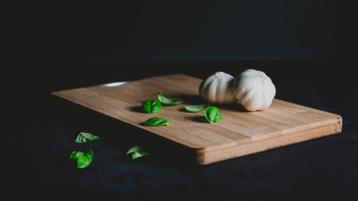 Baking, cooking, baked, scallop, pastry, garlic