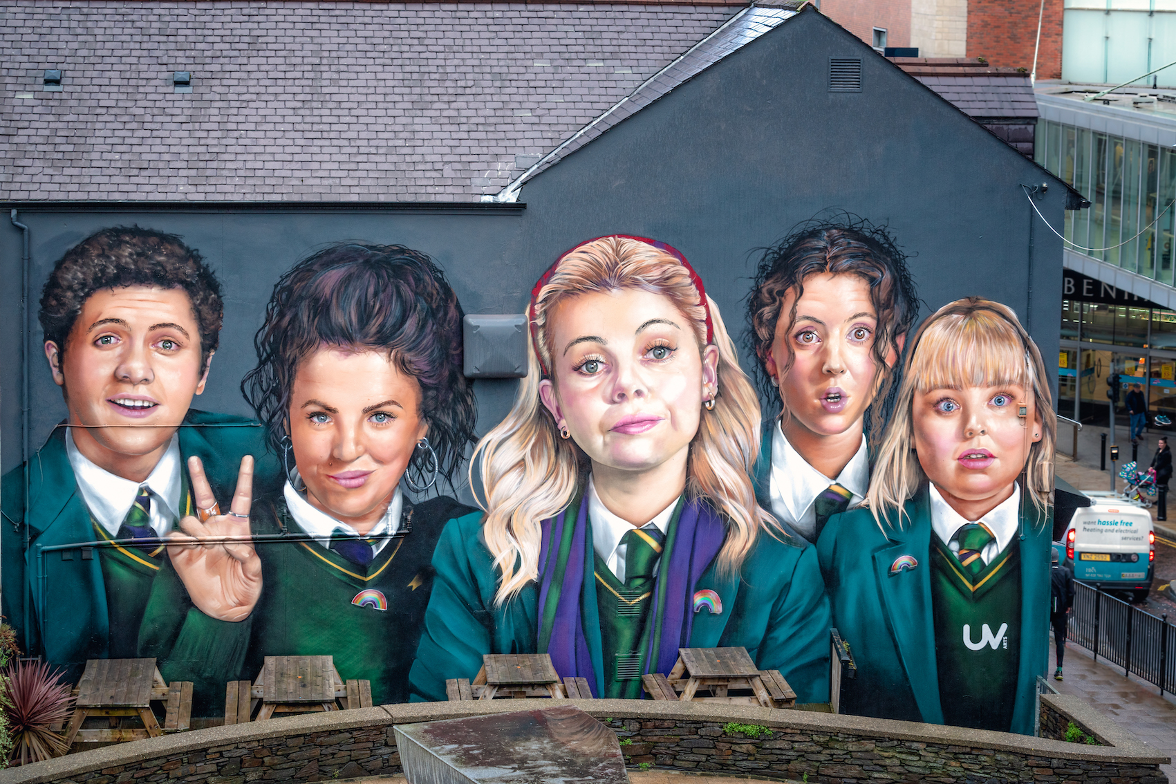 Hit Tv Show Derry Girls Inspires A City And A Mural -7016
