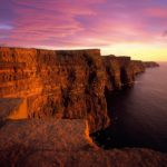 Cliffs of Moher at sunset