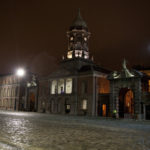 A night shot of Dublin Castle