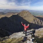 Summit of Carrauntoohil, Macgillicuddy’s Reeks, County Kerry, Ireland.